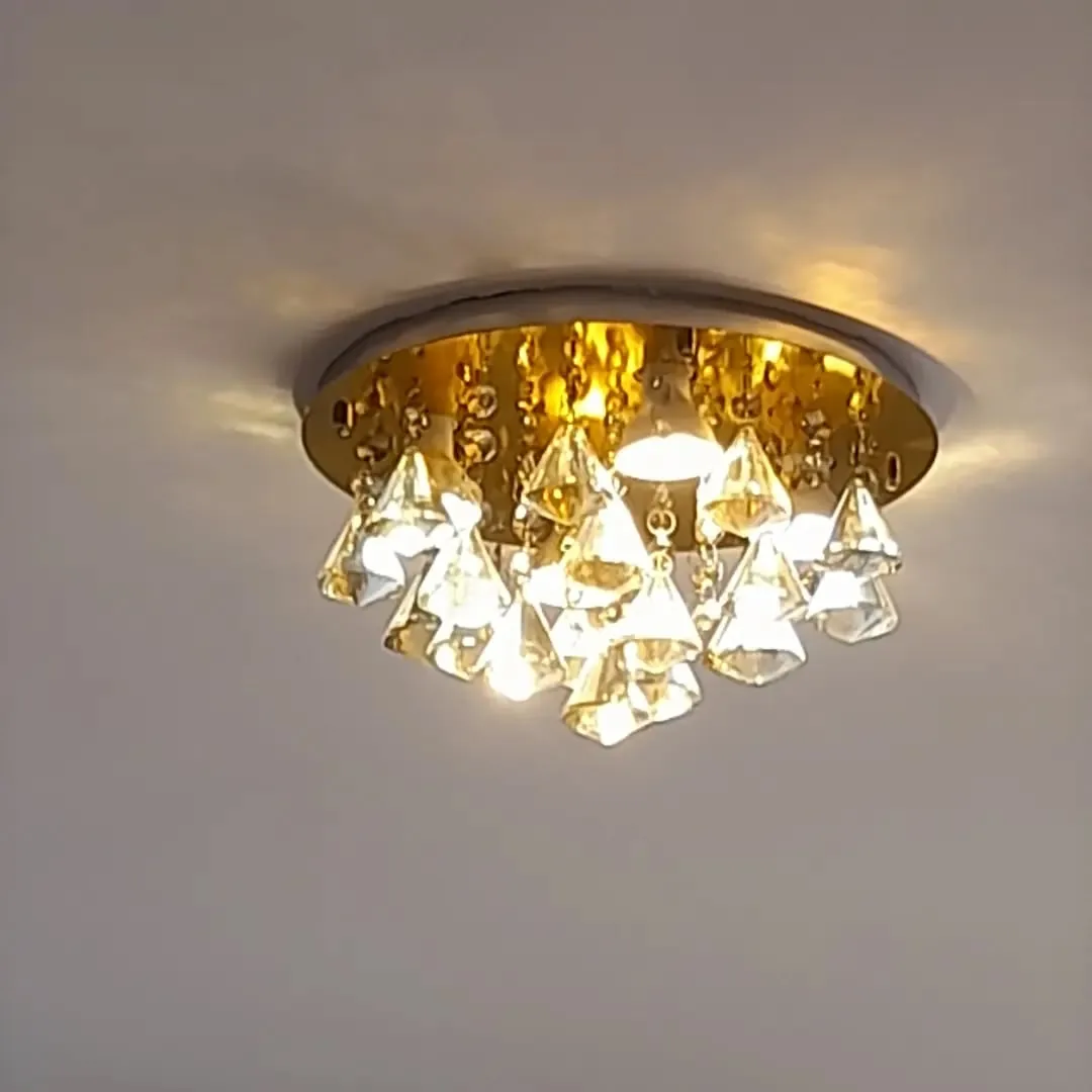 Plafon decorativo em cristal